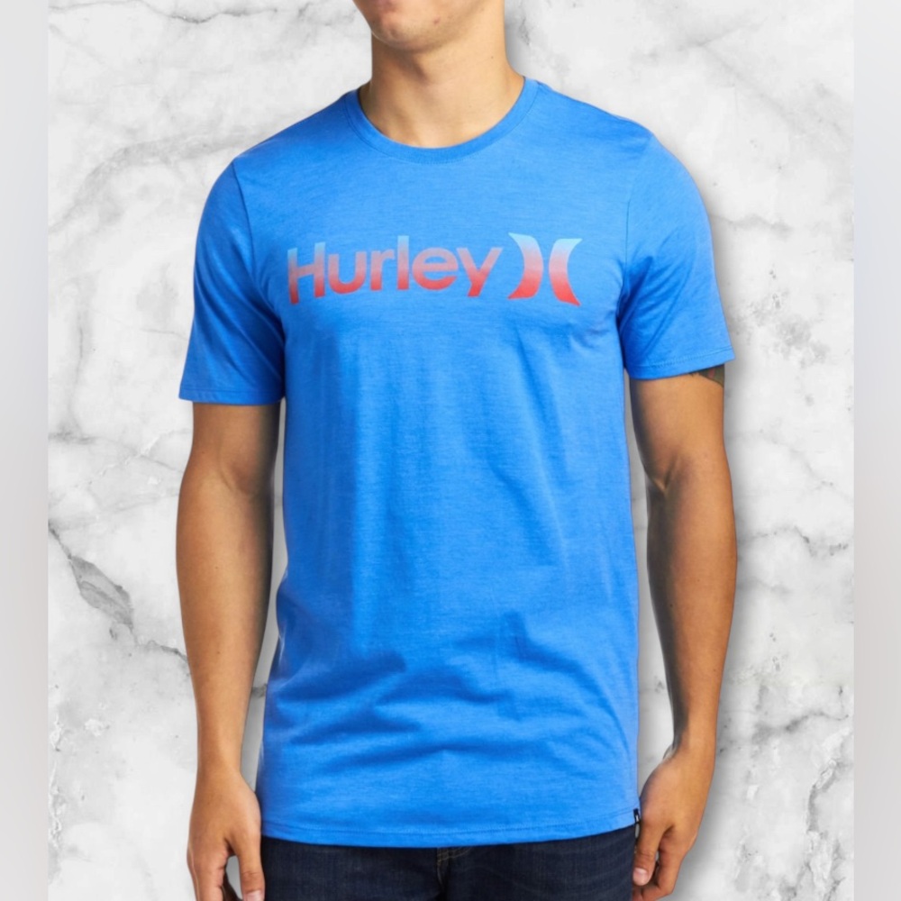 NWT Hurley Gradient One & Only Men’s Graphic Tee Shirt Modern Fit Size XL - Picture 5 of 12
